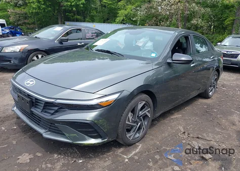 2025 Hyundai Elantra Sel Sport from USA, damaged, VIN KMHLM4DG8SU874703